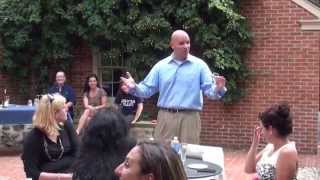 Moravian College VP Steve Soba Take the ALS Ice Bucket Challenge [upl. by Anela]