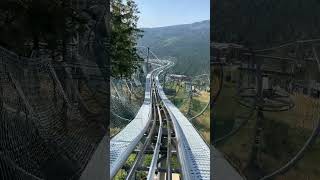 Längste Sommerrodelbahn in Tschechienhab bisschen Angst gehabtbitte das bla bla bla nicht zuhören [upl. by Orvil]