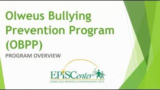 Olweus Bullying Prevention Program  Program Overview [upl. by Canfield265]