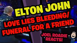 Elton John  Funeral for a Friend  Love Lies Bleeding LIVE  Roadie Reacts [upl. by Oivalf]