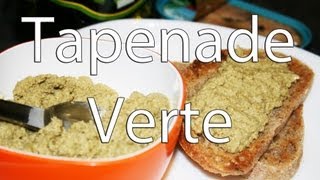 Recette tapenade verte basilic et amandes [upl. by Theodor557]