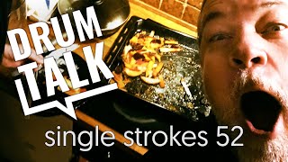 Meshuggahs Tomas Haake is a chef  drumtalk single strokes 52 [upl. by Pappano334]