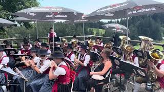 Musikkapelle MissenWilhams Video 7 am 21072024 auf der Pfarralpe bei Missen Oberallgäu [upl. by Zavala]