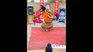 ghoomar dance by Manya and Agrima [upl. by Libnah]