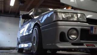 Renault 21 Turbo Wheelpower 264whp 430Nm 306hp511nm [upl. by Acie823]