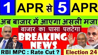 बाजार में बदलाव 04 BIG NEWS🔥 LATEST STOCK MARKET NEWS⚫DALAL STREET WEEK AHEAD⚫MPCRBIQ4 RESULTIPO [upl. by Notsreik]