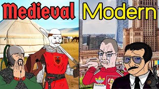 Medieval vs Modern Countries [upl. by Mitinger]