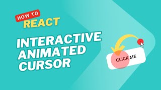 Interactive cursor follow animation in React  Speed Coding  React Tutorial [upl. by Veta515]