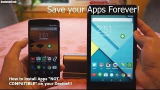 How to install incompatible Apps on Android  APK Extractor [upl. by Ynahpets732]