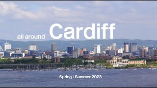 Streets of Cardiff  Summer 2023  45 Minutes Raw Footage all around Cardiff [upl. by Hiltner251]