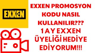 Exxen Promosyon Kodu Nasıl Kullanılır ÇEKİLİŞ YAPIYORUM DETAYLI BİLGİ AÇIKLAMADA👇👇👇 🎉🎉🎉 [upl. by Rivy]