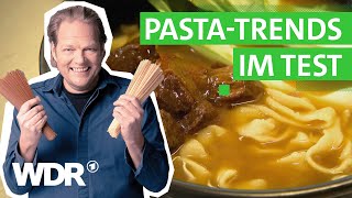 Björn Freitag testet moderne Nudelgerichte Udon und BakedFetaPasta  Der Vorkoster  WDR [upl. by Raquel]