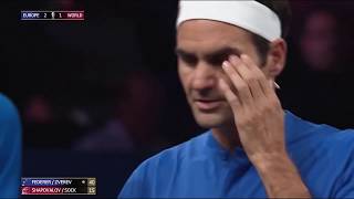 FedererZverev v ShapovalovSock  Laver Cup 2019 FULL MATCH 4  50 FPS HD [upl. by Oiramat461]