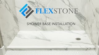 FlexStone Shower Base Installation [upl. by Tegdig]