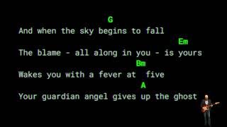 David Gilmour  Between Two Points ft Romany Gilmour  lyrics chords vocals [upl. by Jeffy]