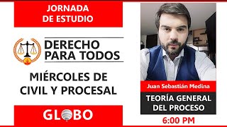 Estudiemos Derecho TEORÍA GENERAL DEL PROCESO con Juan Sebastián Medina [upl. by Qooraf]