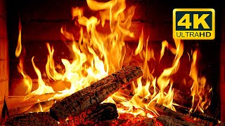 🔥 Cozy Fireplace 4K 12 HOURS Fireplace with Crackling Fire Sounds Crackling Fireplace 4K [upl. by Yuria]