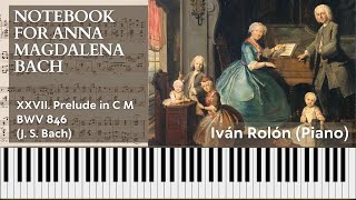 Prelude in C Major BWV 846 │ Piano Tutorial │ Notebook for Anna Magdalena Bach [upl. by Shepperd545]