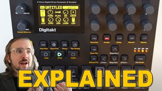 ELEKTRON DIGITAKT EXPLAINED  indepth walkthrough of all features [upl. by Buell350]