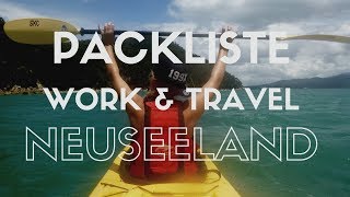 WORK AND TRAVEL PACKLISTE  6 Monate Neuseeland  Johanna Liana [upl. by Weasner78]