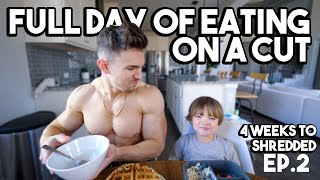 FULL DAY OF EATING ON A CUT  LEG amp AB WORKOUT  EP2 [upl. by Ettenoj146]