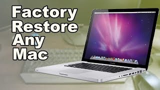 How To Factory Restore Any Macbook iMac MacMini QUCK AS POSSIBLE [upl. by Lorimer]