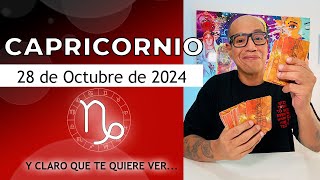 CAPRICORNIO  Horóscopo de hoy 28 de Octubre 2024 [upl. by Eerhs]