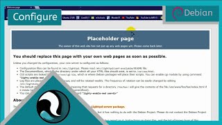 Configure Web Server  Lighttpd  Debian Server 940 [upl. by Netaf536]