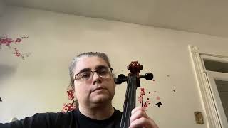 ColeridgeTaylor Ballade Viola part measures 448461 with metronome slower [upl. by Ademordna]