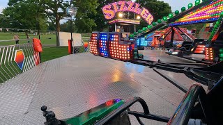 Tom Smiths Sizzler onride at Tom Smiths Fun Fair Hemel Hempstead  June 2022 [upl. by Cathy644]