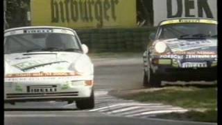 Porsche Cup 1993 Uwe Alzen Altfrid Heger dogfight [upl. by Chew]