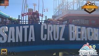 Freizeitpark am Strand  Santa Cruz Beach Boardwalk  Vlog [upl. by Rem]