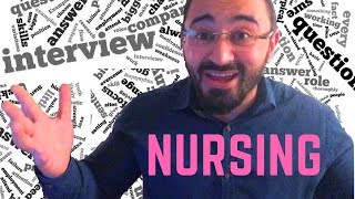 Nursing Job Interview Questions 101 [upl. by Lipman]