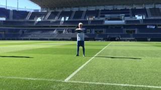 Presentación oficial de Peñaranda con el Málaga CF [upl. by Corell753]