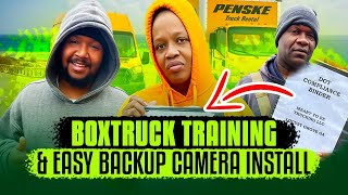 Back Up Camera Install  Boxtruck Training  the Boxtruck Couple [upl. by Amora]