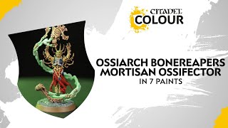 Ossiarch Bonereapers Mortisan Ossifector in 7 Paints [upl. by Auqeenwahs]