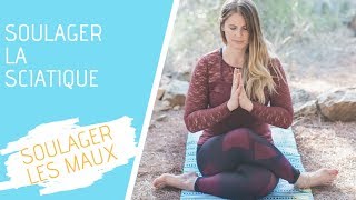 5 minutes pour soulager la sciatique Yoga thérapie  tous niveaux [upl. by Olav]