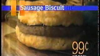 1995 Hardees Restaurant Commercial quotBreakfastquot [upl. by Northrup]