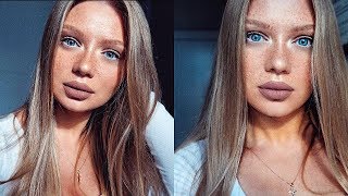 Maquiagem Natural com Sardas Fakes Fake Freckles  Daria Dasha [upl. by Atonsah]