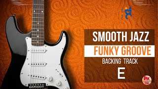 Smooth jazz Backing track  Funky groove in E 104 bpm [upl. by Pellikka]