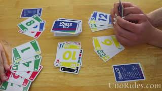 Phase 10  How to play Phase 10 card game [upl. by Mac]