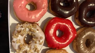 FIRST TIME TRYING SHIPLEY DONUTS 1 out of 10🙀shipley donuts [upl. by Leruj374]