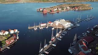 Drone photage over Gullholmen amp Hermanö West coast of Sweden [upl. by Jeramie]