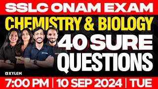 SSLC Chemistry  Biology  40 Sure Questions  Xylem SSLC [upl. by Yentroc365]