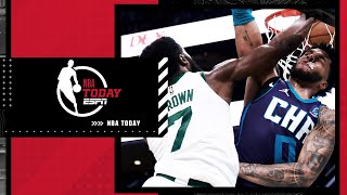 Vince Carter grades Jaylen Browns dunk on Miles Bridges  NBA Today [upl. by Bik]