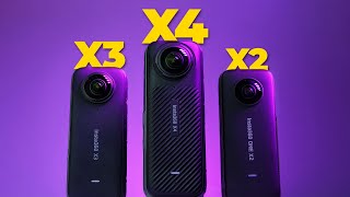 Insta360 X4 vs X3 vs X2 Which ONE to buy [upl. by Ramu]