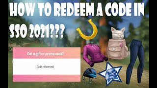 How to redeem a code in SSO 2021  Star Stable Online  You Tube [upl. by Imorej542]