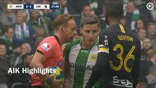 Hammarby  AIK  Omgång 24 2019 [upl. by Nye523]