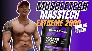 MuscleTech MassTech Extreme 2000 Tagalog Product Review [upl. by Silvano]