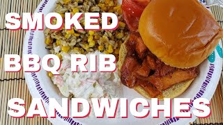 How To Make BBQ Boneless Rib Sandwiches  Rec Tec Pellet Grill [upl. by Uv]